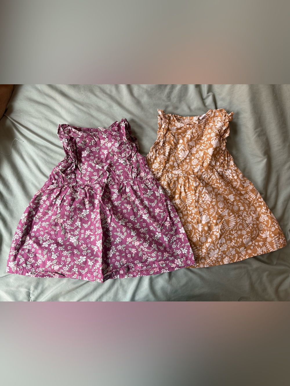 Organic cotton floral dresses